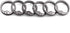 6pcs 28mm Round Spring Snap Hooks Clip DIY Accessories for Handbag Purse Shoulder Strap Key Chains Buckle Alloy Circle Round Carabiner Metal Sprin...