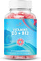 BeLive Vitamin D3 Gummies with B12 Vitamins - 60 Ct I Immune Support Gummies with Vegan Vitamin B12 & D3, Provides Enhanced Bone & Muscle Strength...
