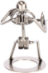 Broadway Gift French Horn Player Silver Tone 6 inch Table Metal Decorative Musician Tabletop Figurine...