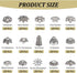 PH PandaHall 300Pcs Bead Caps, 15 Styles Flower Bead Cap Spacers Alloy Bead Cap Bails End Charm Caps Spacer Beads for Earring Bracelets Necklace J...