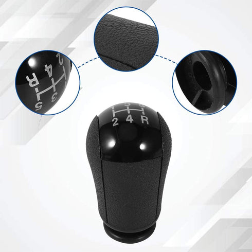 VGEBY Shifter Knob, 05 Shift Knob Car 5 Speed Shifter Knob Electric Turbo Simulator Compatible for Focus Mondeo MK3 Mustang S-MAX Galaxy (Color : ...