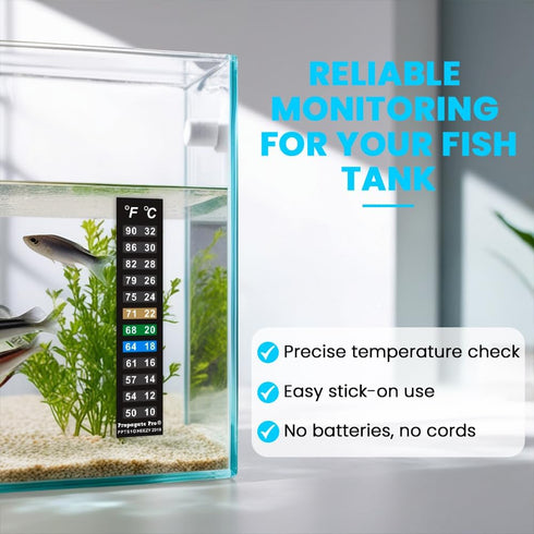 Stick On Thermometer Strip, Digital Temperature Display for Fermenting, Brewing, Wine, Beer, Kombucha or Aquariums. 50-90F (10-32C) Adhesive Stick...