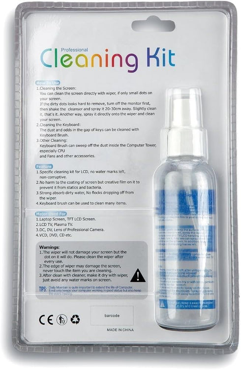AmScope CK-I 3 in 1 LCD Professional Cleaning Kit for Laptop, TV, Monitor and Camera Lens...