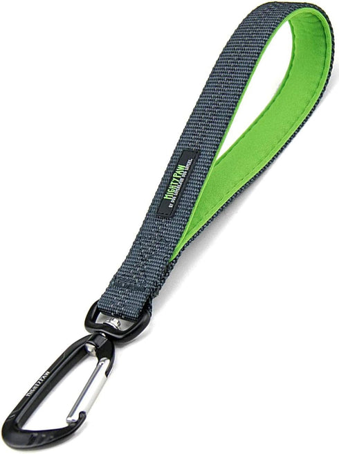 Mighty Paw Training Tab Dog Leash - Padded Handle - Strong Traffic Pet Lead - Carabiner Clip Included - Dog Leash Handle Only - Short Tab Lead - C...