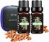 Sandalwood Essential Oil Organic Plant Natural Pure Sandalwood Oil for Diffuser, Cleaning, Home, Bedroom, Perfumes, Humidifier, Soap, Candles 2 Pa...