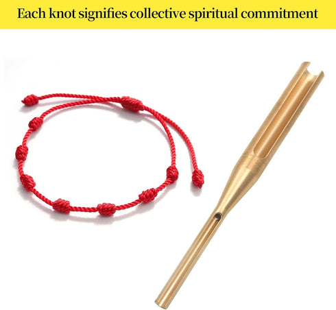 CATOSUM Brass Dual-Head Rosary Cord Knotting Tool, Rosary Making Supplies, Rosary Making Kit, Cord Knot Tying Tool for Beads for Rosary Making...
