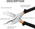 TOWOT Multi Angle Trim Cutter Miter Shears for Molding, Adjustable at 45 To 135 Degree With Safety Lock Hand Tools for Cutting Plastic, PVC, No Re...