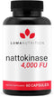 Luma Nutrition Nattokinase Supplement - Nattokinase 4000 FU Per Serving, Premium Nattokinase Formula for Heart Health Support - 60 Capsules - Made...