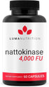 Luma Nutrition Nattokinase Supplement - Nattokinase 4000 FU Per Serving, Premium Nattokinase Formula for Heart Health Support - 60 Capsules - Made...