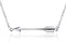 925 Sterling Silver Classic Love Polished Sideways Arrow Horizontal Womens Pendant Necklace...