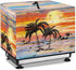 Palm Tree Sunset Dust Cover for Meat Slicer,Deli Slicer,Food Slicer,Waterproof Foldable Cover Kitchen Small Appliances Dust Cover with Handle...
