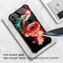 CARLOCA Compatible with iPhone XR Case,iPhone XR Cases for Girls Women Boys Men Young,Flower and Dragon Pattern Design Shockproof Anti-Scratch Cas...