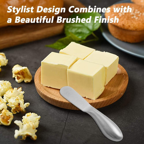 6 Pieces Cheese Spreader Set, Stainless Steel Multipurpose Cheese and Butter Spreader Knives...