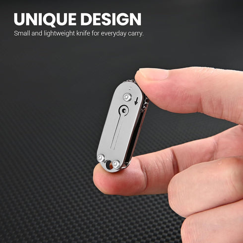 Small Pocket Knife for Men, Mini Folding Knives Box Cutter, Cool EDC Knife with Unique Design, Little Tiny Knives for Every Day Carry, Small Gift ...