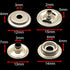 108pcs 15mm Stainless Steel Fastener Snap Press Stud Cap Button Marine Boat Canvas Line 24(4 Components, 5pcs for Each)...