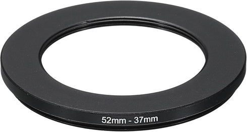 PATIKIL 52mm-37mm Metal Step Down Ring, Camera Lens Filter Adapter Ring Aluminum Filter Adapter Ring for Camera Lenses Hood, Black...