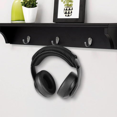 Geekria Medium Cooling-Gel Hook and Loop Headband Cover + Headband Pad Set Protector No Tool Needed Compatible with Razer, JBL, Plantronics, Sennh...