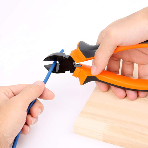 BOENFU Wire Cutters Electrical Heavy Duty CRV Steel, Comfort Grip Diagonal Cutting Pliers for Crafting, Floral Wire, Chicken Wire, Artificial Flow...