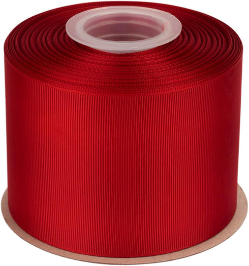 AVANAVA 3 Inch Wide Ribbon Grosgrain Ribbon - 25 Yards (260-Scarlet Red)...