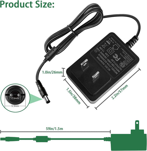 5V Adapter Replacement, Baby Swing AC Adapter Power Cord for Graco Swing Dreamglider/Duoglider/Simple Sway Swing and Nova Baby Swing...