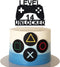Level 14 Unlocked Cake Topper, Video Game Cake Topper, Game Controller Cake Topper for 14th Birthday Party Decoration...