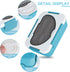 Bento Lunch Boxes for Adults, Blue, 5 Compartment Lunch Box Containers, Reusable & Leakproof, 9 x 6.5 x 2.7 in...