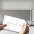Vinyl Wall Tile Transfers Brick Sticker for Home Decor, Peel&Stick Self-Adhesive Backsplash Subway Sticker Tile Decals for Kitchen Bathroom Decor,...
