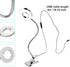 USB Desk Light with Clip, LED Eye-Caring Reading Lights with 3 Color Modes, 10 Brightness Dimmable and Long Flexible Gooseneck Portable Lamp for D...