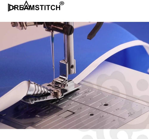 DREAMSTITCH 820245096 Bias Binder Presser Foot for Pfaff A, B, C, D, E, F, G, J, K and Most Low Shank Sewing Machine 820245096...