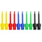 PAGOW 10pcs Multimeter Test Hook Clip, Electrical Testing Colorful Test Probe, for Testing Electronic Components Mini Clips...