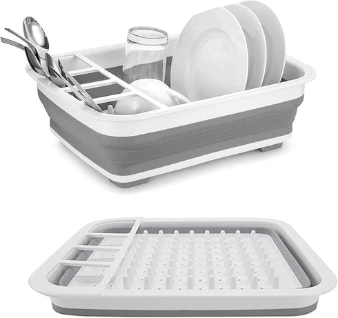 Drying Rack Kitchen, Dish Drying Rack, Dish Racks for Kitchen Counter, Dish Rack, Collapsible Dish Drying Rack—Suitable for Kitchens, motorhomes, ...