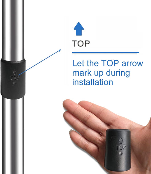 Wire Shelf Clips - 28 Pack Plastic Metal Shelf Clips, 1 Inch Wire Shelf Clips for 1" Post, Black Wire Shelving Clips- Shelving Sleeves Replacement...