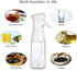 Portable Oil Dispenser Bottle Spray Mister, Olive Oil Sprayer for Cooking - 210ml Refillable Food Grade Oil Vinegar Spritzer Sprayer Bottles...