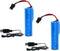 3.7V Li-ion Battery 1200mAh - 2 Pack Rechargeable Batteries SM-2P Plug with 2 USB Charger Cable for Remote Control Cars Toy Monster Off-Road Truck...