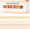 ZDOLAKIDS 8 Rolls Washi Tape Set Basic Orange Color Diagonal Stripe Plaid DIY DIY Masking Tapes Scrapbooking Supplies for Journaling Planners Jour...