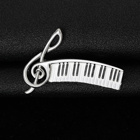 Piano Lover Musical Instrument Brooches Pianist Delicate Music Note Lapel Pin Recital Gift For Piano Players Teacher Students Graduation Pins Deco...
