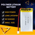 3.7V 2800mAh 623360 Lipo Battery Rechargeable Lithium Polymer ion Battery Pack with PH2.0mm JST Connector(Actually 1500mah)...