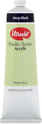 Utrecht Studio Series Acrylic Paint - Deep Black, 237 ml tube...