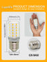 E26 LED Refrigerator Light Bulb AC100-265v 3.5W 40Watt Fridge Lamp for Appliance Frigidaire Freezer Bulb, 4W Warm White 3000K, 2 Pack...