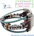 Charge 2 Bands with Paper Case and Carrying Bag for Boys Girls, Adjustable Replacement Watches Band with Metal Clasp for Fitbit Brand Charge 2 HR ...