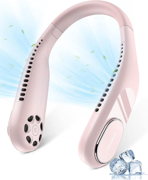 Ninetails Portable Neck Fan, 6000mAh Rechargeable Personal Fan, 360° Lightweight Wearable Fan, Low Noise 3 Speed Hands Free Fan, Hanging Headphone...
