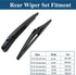 Rear Windshield Wipers Blade Arm Set for Mercedes-Benz ML-class, 2006-2015 ML350, 2007-2011 ML320, 2008-2011 ML450, 2008-2014 ML 550, GLE 63 AMG 2...