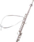 Silver Flute Musical Instrument Christmas Tree Ornament Decoration Music Band...