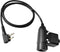 Tactical U94 PTT Adapter Civilian Headset Push to Talk Connector Cable 7.1mm TP120 U174 Headphones Jack for CP200 CP100D CP200D CP185 CLS1410 CLS1...