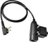 Tactical U94 PTT Adapter Civilian Headset Push to Talk Connector Cable 7.1mm TP120 U174 Headphones Jack for CP200 CP100D CP200D CP185 CLS1410 CLS1...