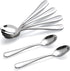 Hiware 6-Piece Demitasse Espresso Spoons, 4 Inches Stainless Steel Mini Coffee Spoons...
