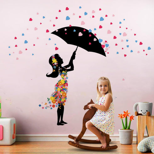 DEKOSH Baby Girl Nursery Decor | Peel & Stick Decorative Wall Decals for Teen Girl Bedroom...
