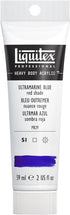 Liquitex Professional Heavy Body Acrylic Paint, 2-oz (59ml) Tube, Ultramarine Blue (Red Shade)...