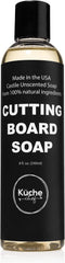 Natural Cutting Board Soap (8oz) Made in the USA. Nurture and Maintain Wooden Cutting Boards....