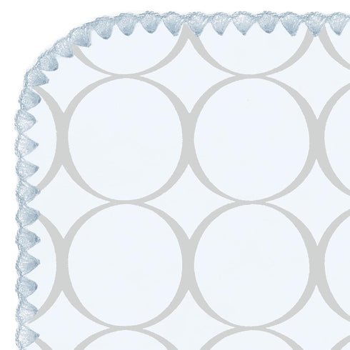 SwaddleDesigns Large Receiving Blanket, Ultimate Swaddle for Baby Boys, Softest US Cotton Flannel, Best Shower Gift, Made in USA, Sterling Mod Cir...